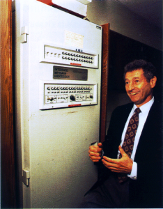 Leonard Kleinrock, the father of Internet Day, and IMP1